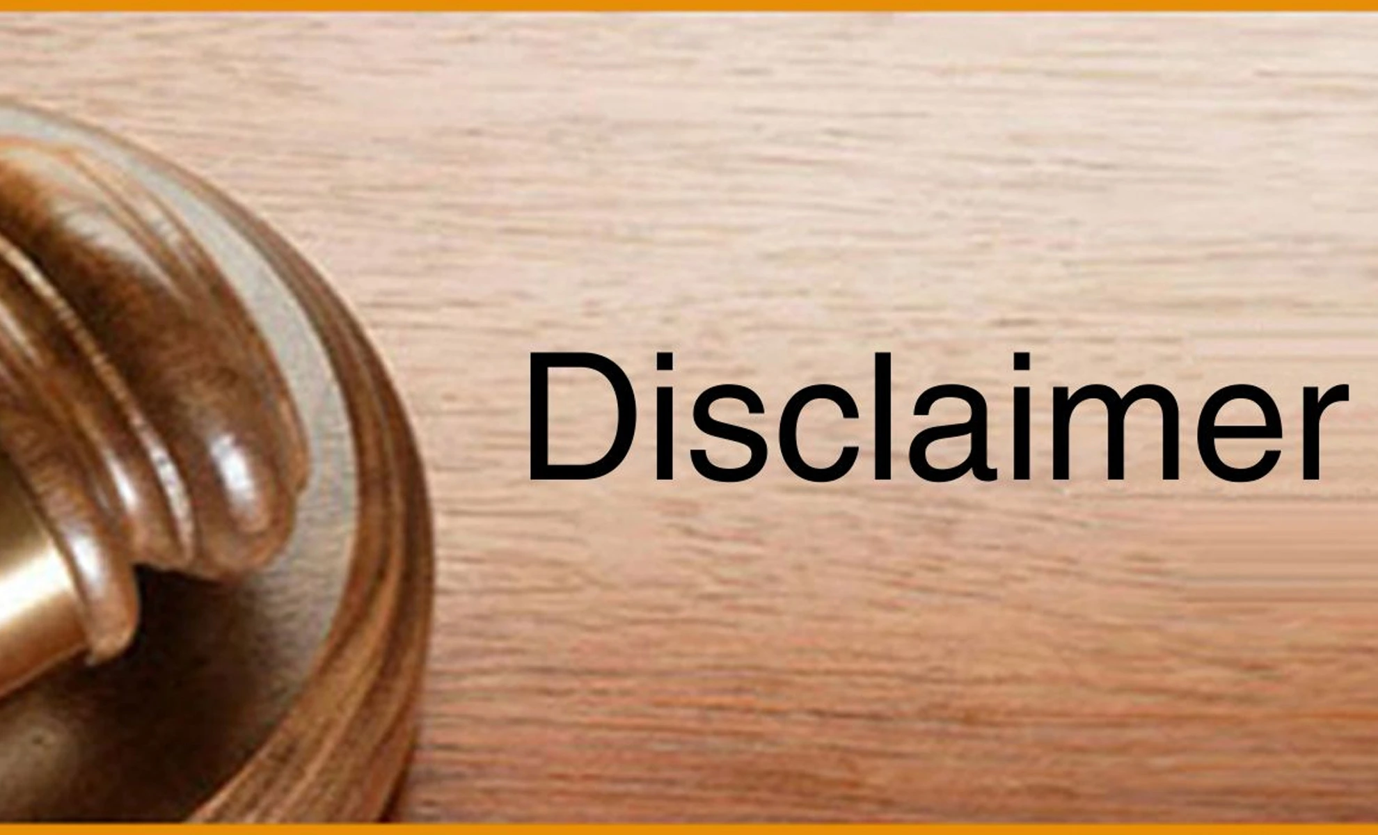 Disclaimer