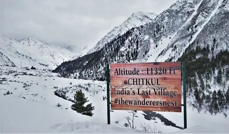 Chitkul indo chaina boarder